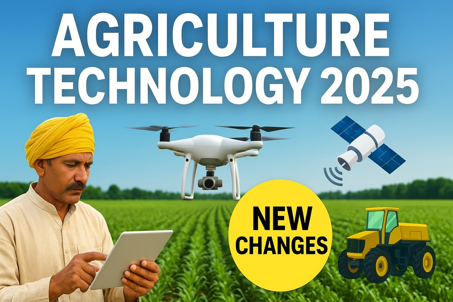 Agriculture Technology 2025: नवीन वर्षात कृषी क्षेत्रात होणार मोठे बदल – AI, ड्रोन आणि मशीन लर्निंगने बदलणार शेतीचे रूप
